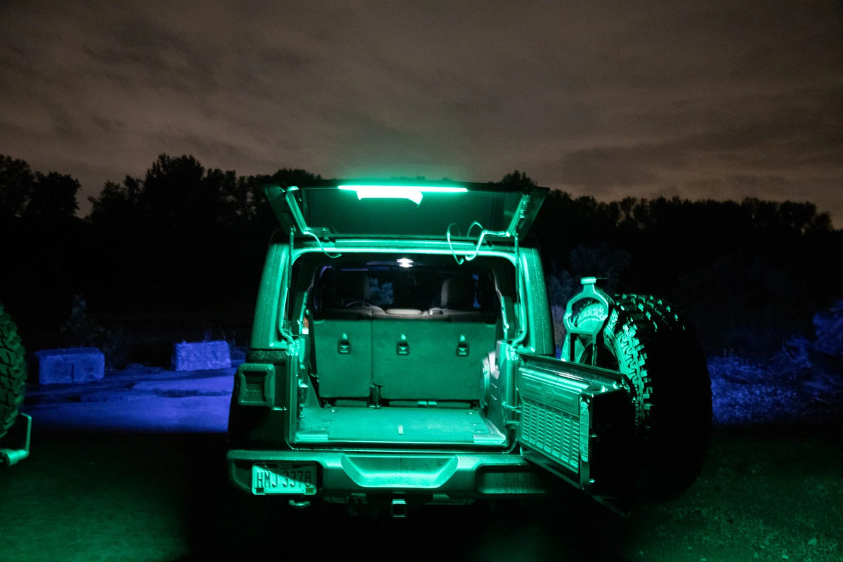 Jeep CJ, Brawlee Done By JKU, Remote LJ, Hardtop Interior TJ, Light of Bluetooth Bar -2023. Fits Right LED RGB Models JL,JLU All . 1987 with JK, Silicone Wranglers from
