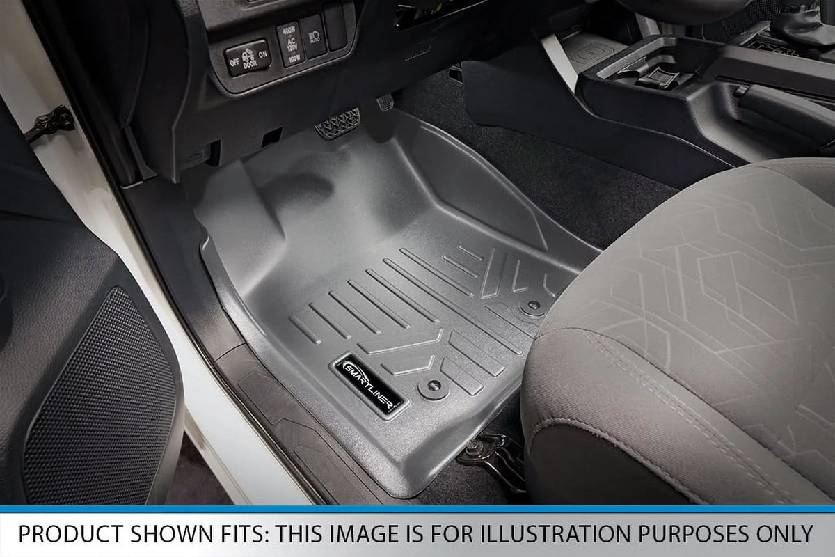 Floor Liner Dodge 2008-2020 Grand 1st Row Caravan Smartliner for Front Mat Grey