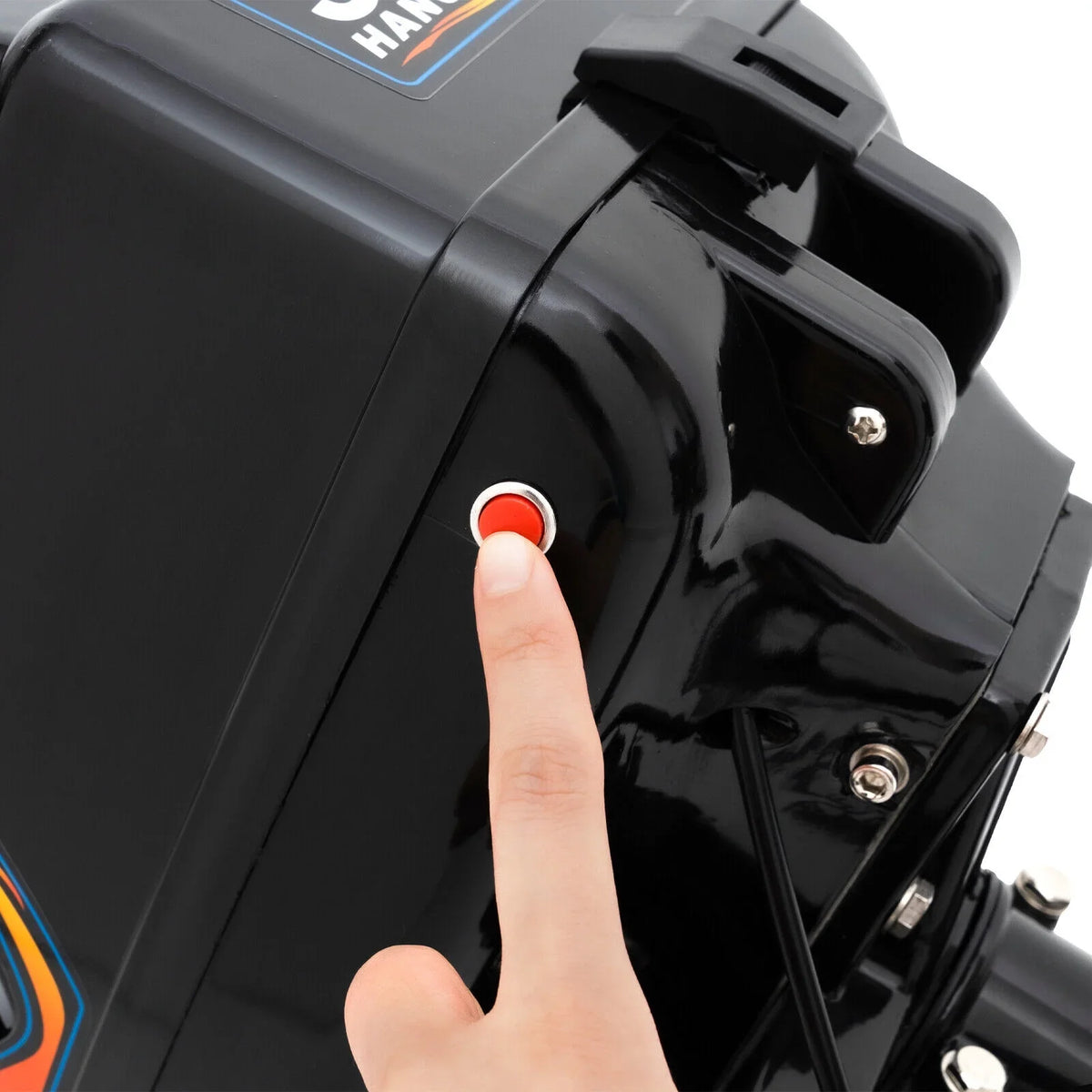 Boat HANGKAI Motor Cooling CDI 2 90cm/35.4in Fishing Outboard 3.6 Outboard Water Engine Boat Motor Stroke HP