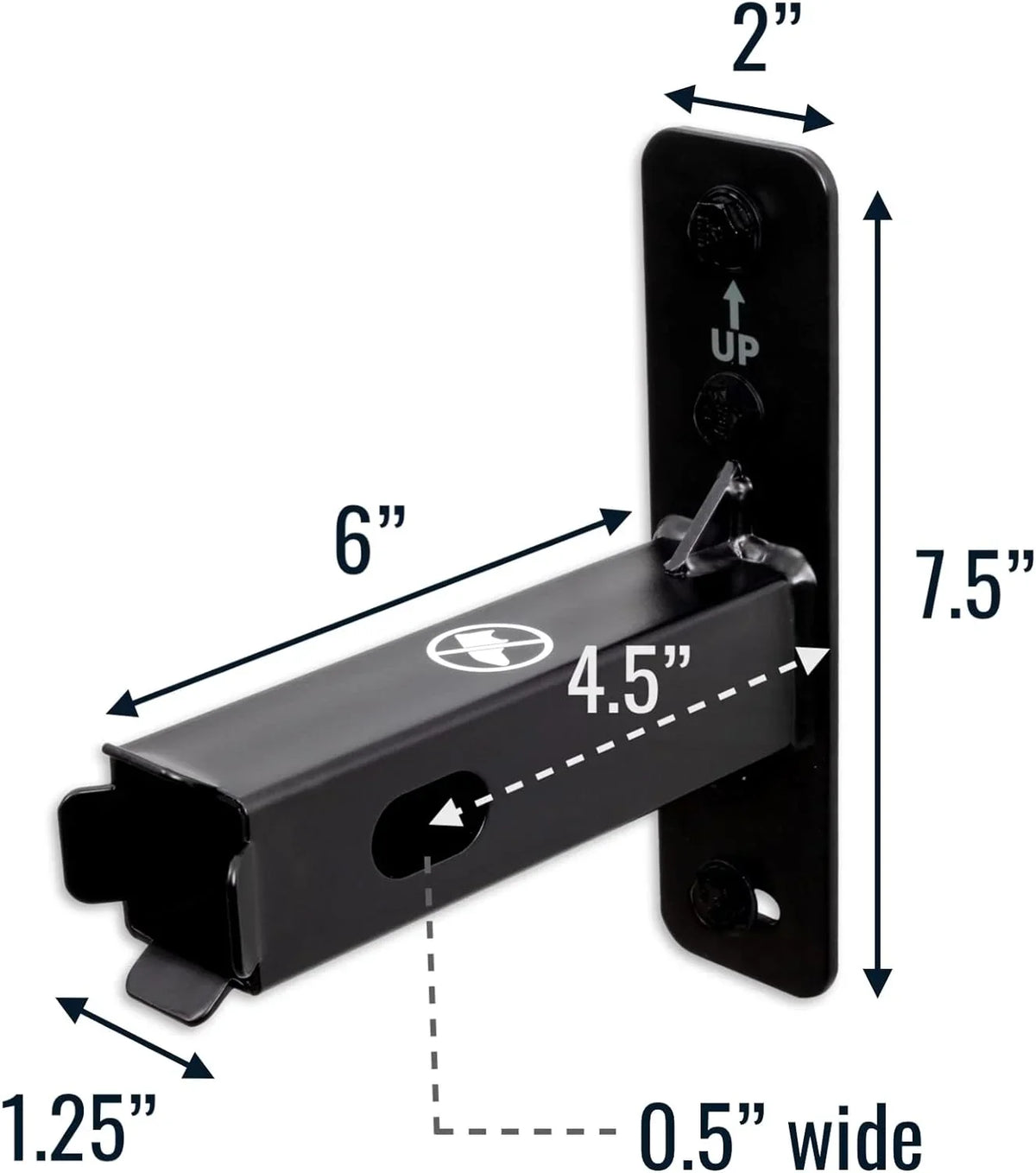 Rack Holds Lbs Organizer, Cargo Storage, Bike (1.25 Storeyourboard Hanging Mount, 175 Wall Hitch Max Trailer Garage Inch) And Hitch Receiver