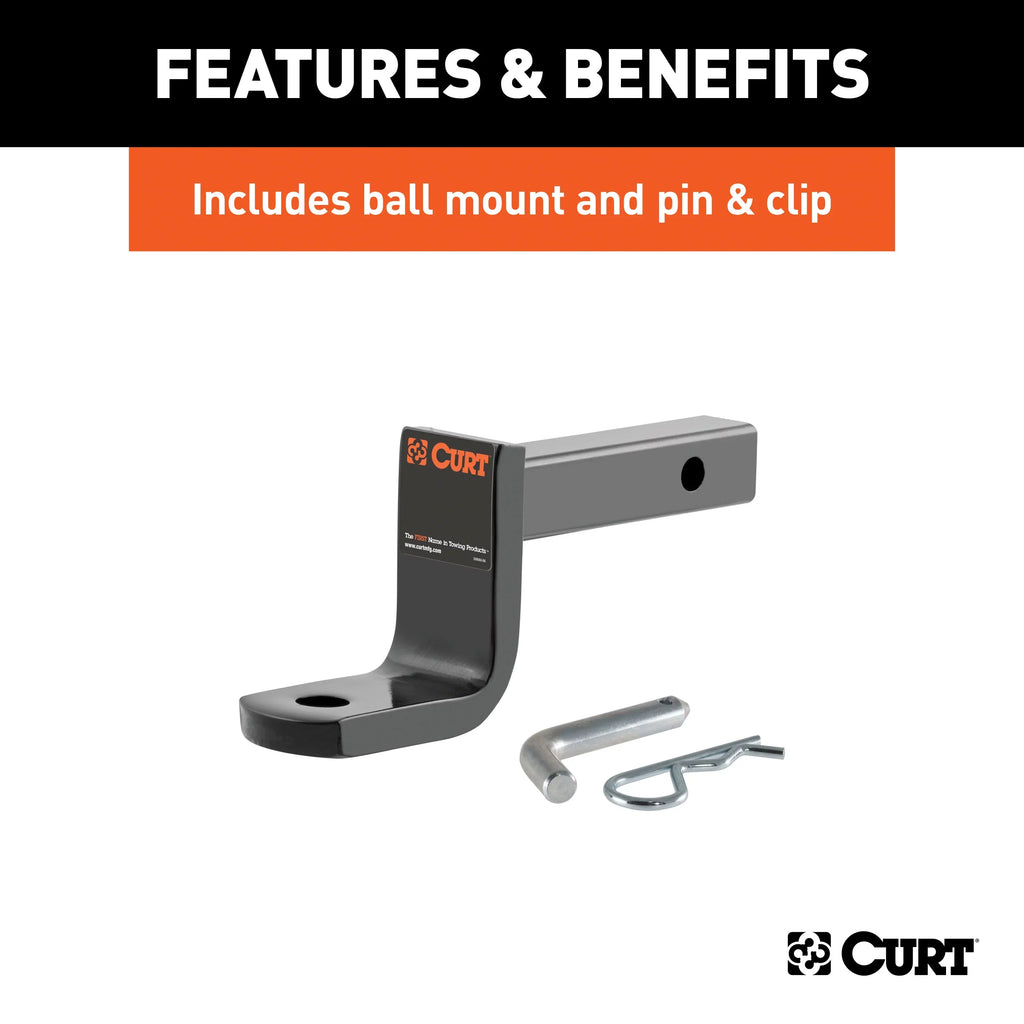 Hitch Spark Ball Mount, Class CURT with with Chevrolet Receiver, 1 Trailer 1-1/4-Inch 114333 Compatible Select