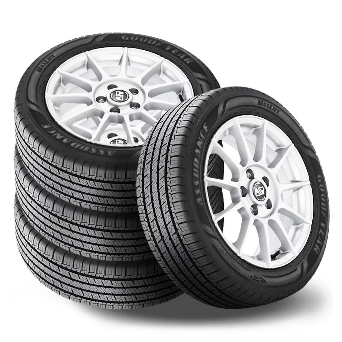 Mileage Maxlife 2354518 110936545 / Assurance 235/45/18 235/45R18 4 SET Goodyear 94V All 85K Tires / Season