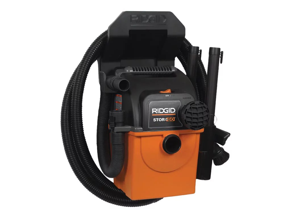 Vacuum - - Ridgid Orange Stor-N-Go WD5500 Handheld - Cleaner