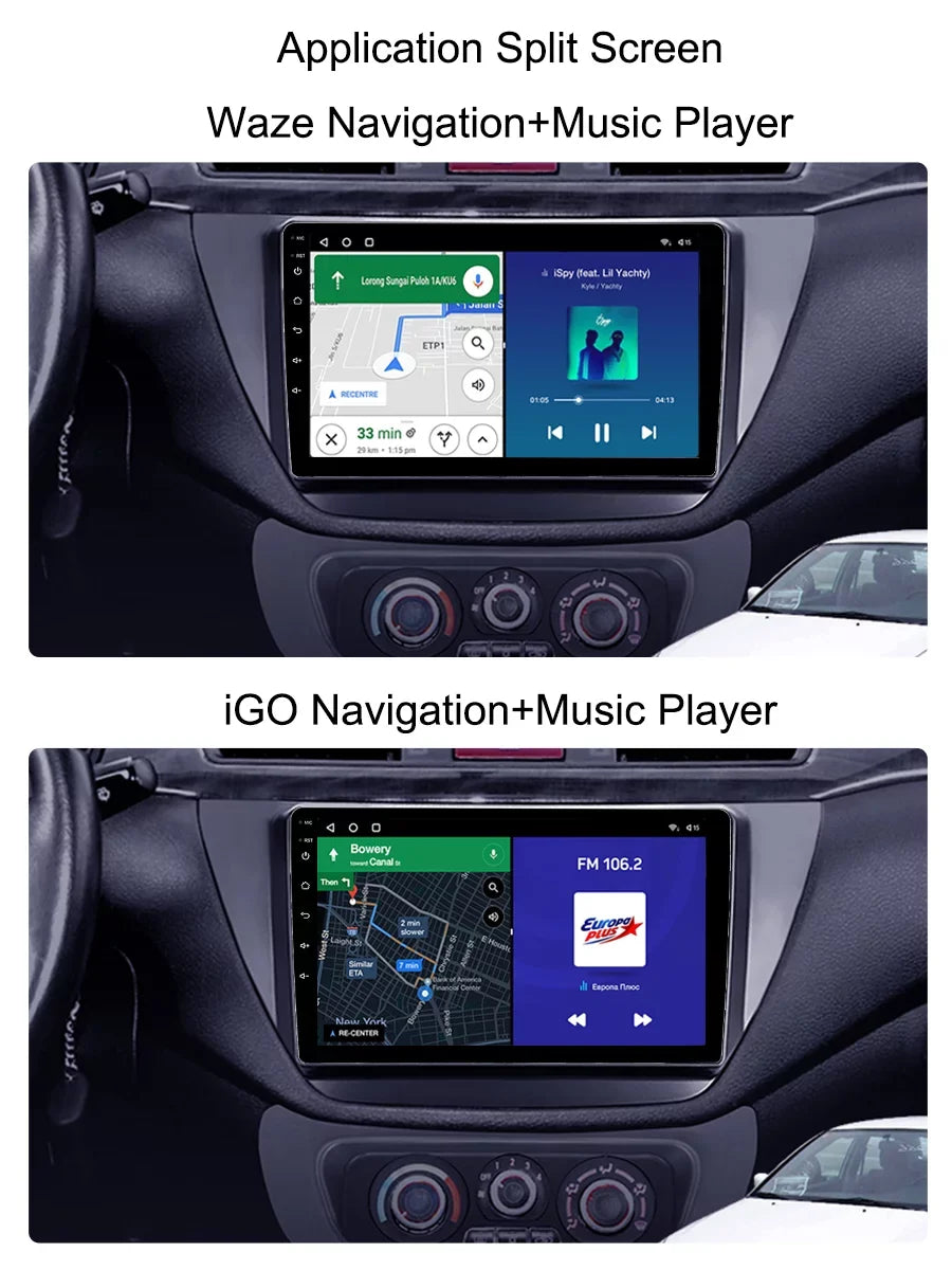 Auto 9 Bluetooth Car With Carplay Android For 2000 - Lancer Navi CS Screen GPS Radio Mitsubishi Stereo Android 2010