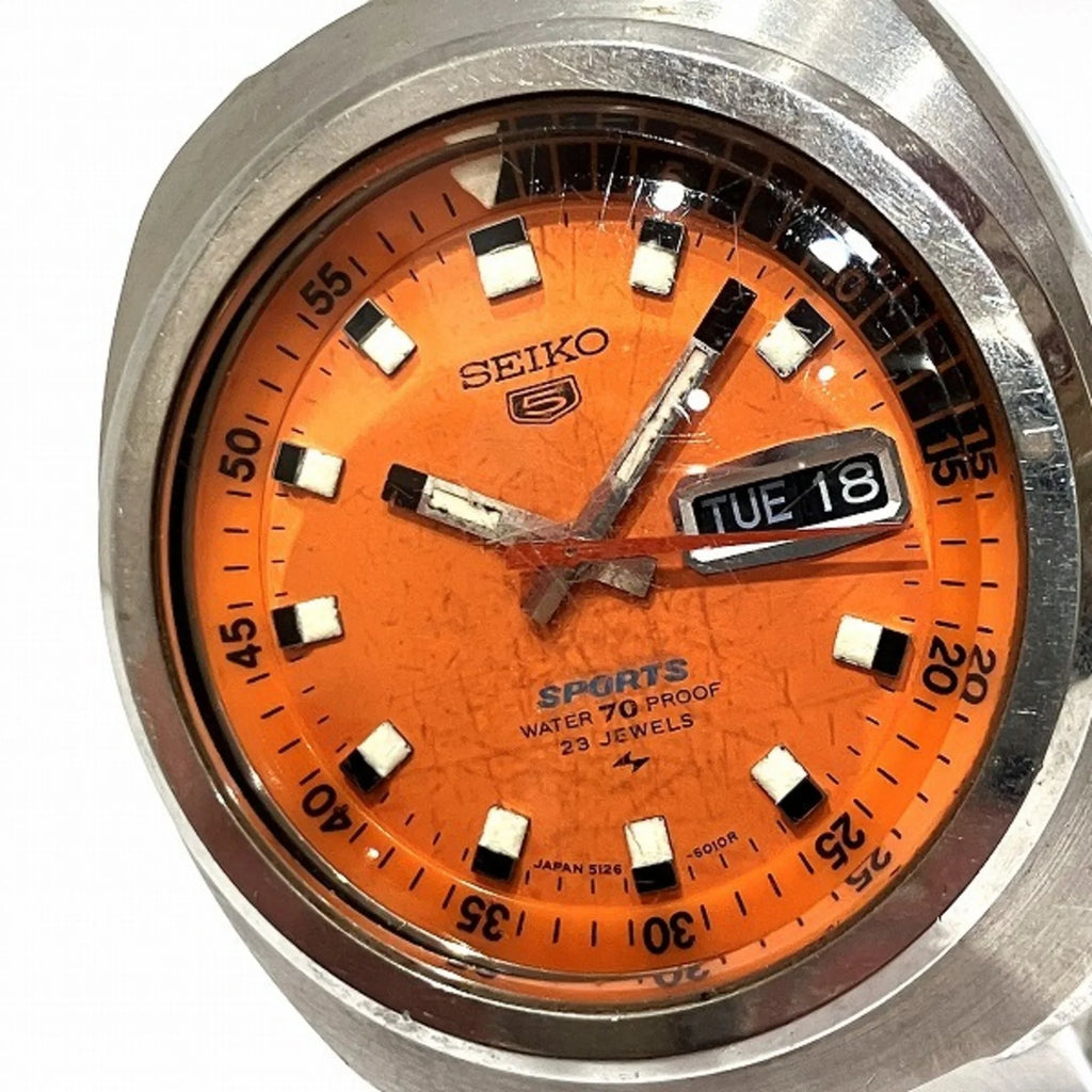 Automatic Men's Watch 5126-6010 Sports Five Seiko Pre-Owned (Good)
