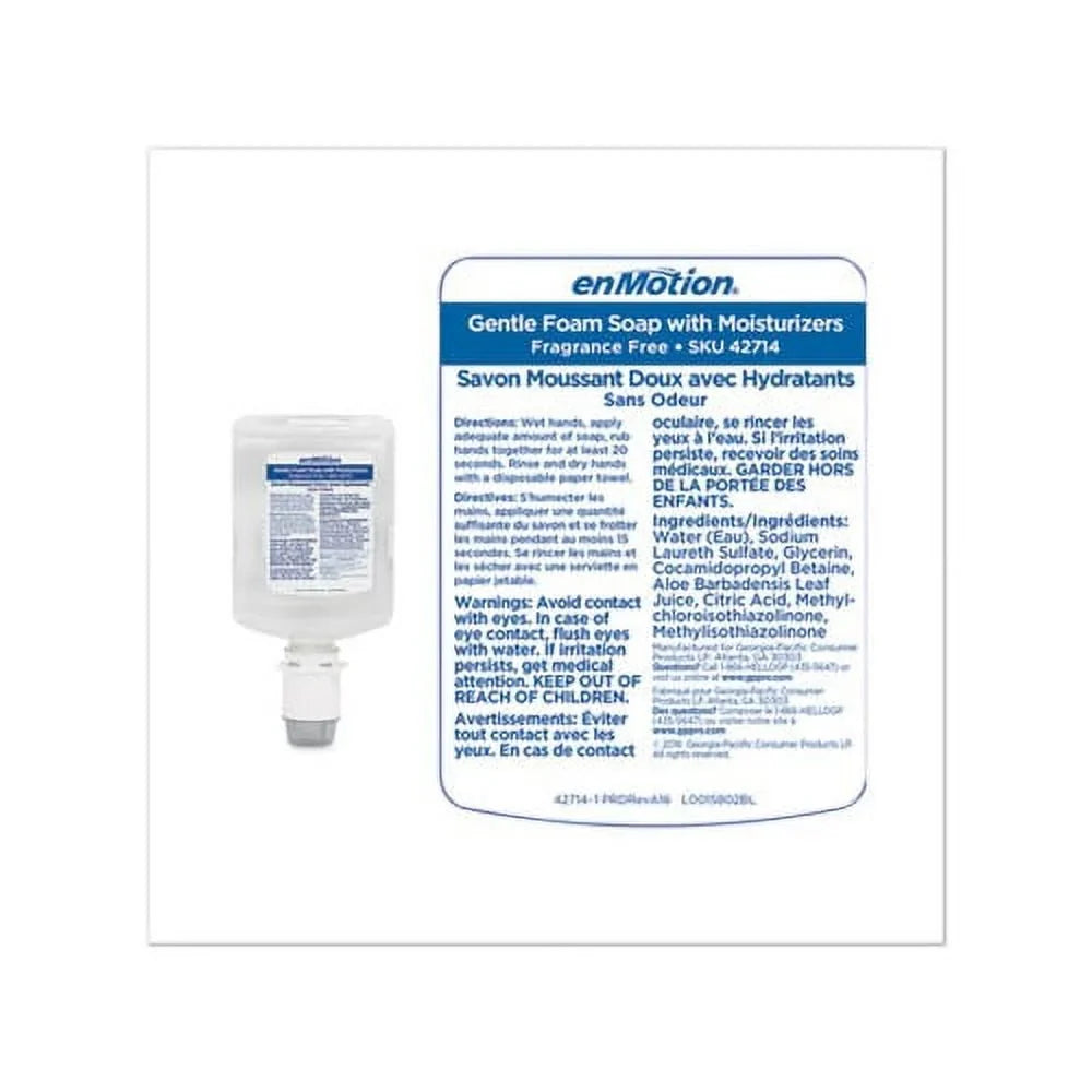Soap 2/Carton Automated Refill GP Touchless 1200 mL, Unscented, enMotion