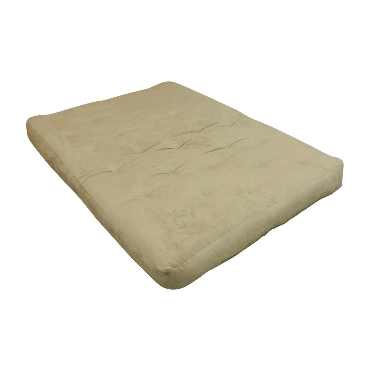 Chocolate Wrap #613 Microfiber,Material:Cotton,Quantity:1 Full Mattress-Color:Chocolate Microfiber Futon Wool 8"