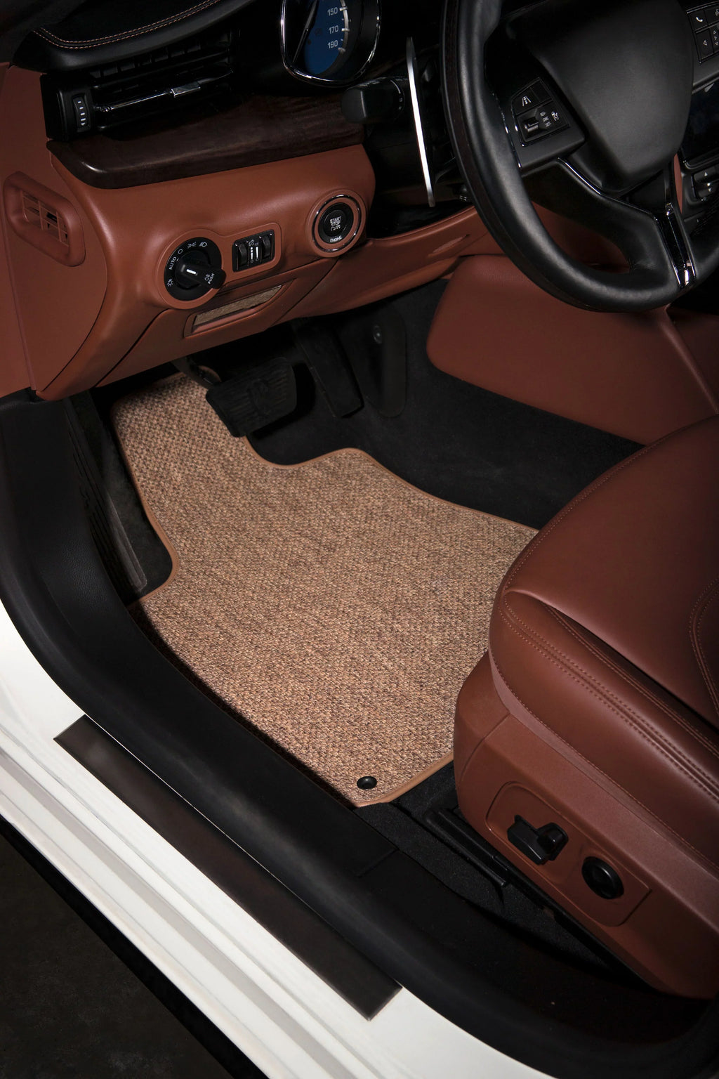 2017, 2018, Custom Mats, Fit Down) Explorer - 2016, Car Seat Beige Rear 2019 Ford for 2015, Cargo Large Carpet Textile™ All-Weather GGBAILEY Mat (w/