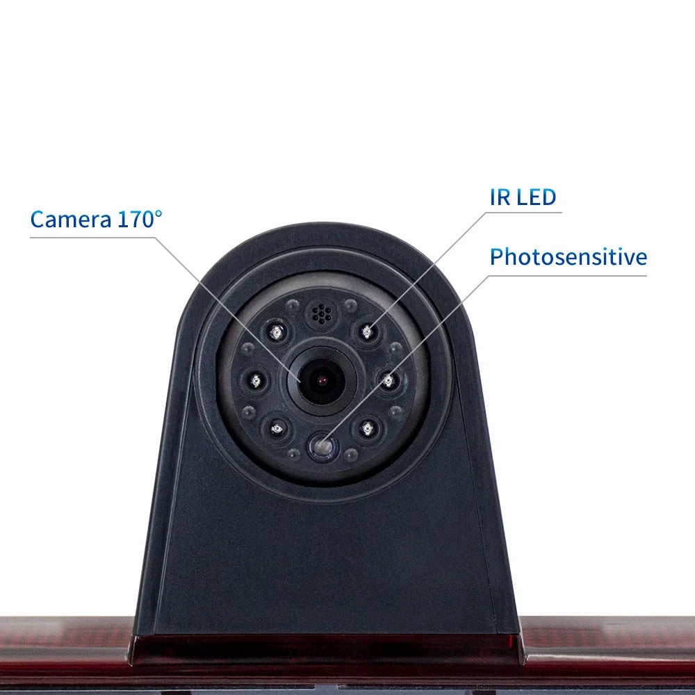 Sazoley 7 7 Dazzduo Camera, LED for Backup Dabey ERYUE Brake , 7 Backup Monitor Brake N Mercedes-Benz Vans in 7 Light with Sprinter Mercedes- 7 Compatible Parking Camera XIXIAN Crafter Fesjoy Light