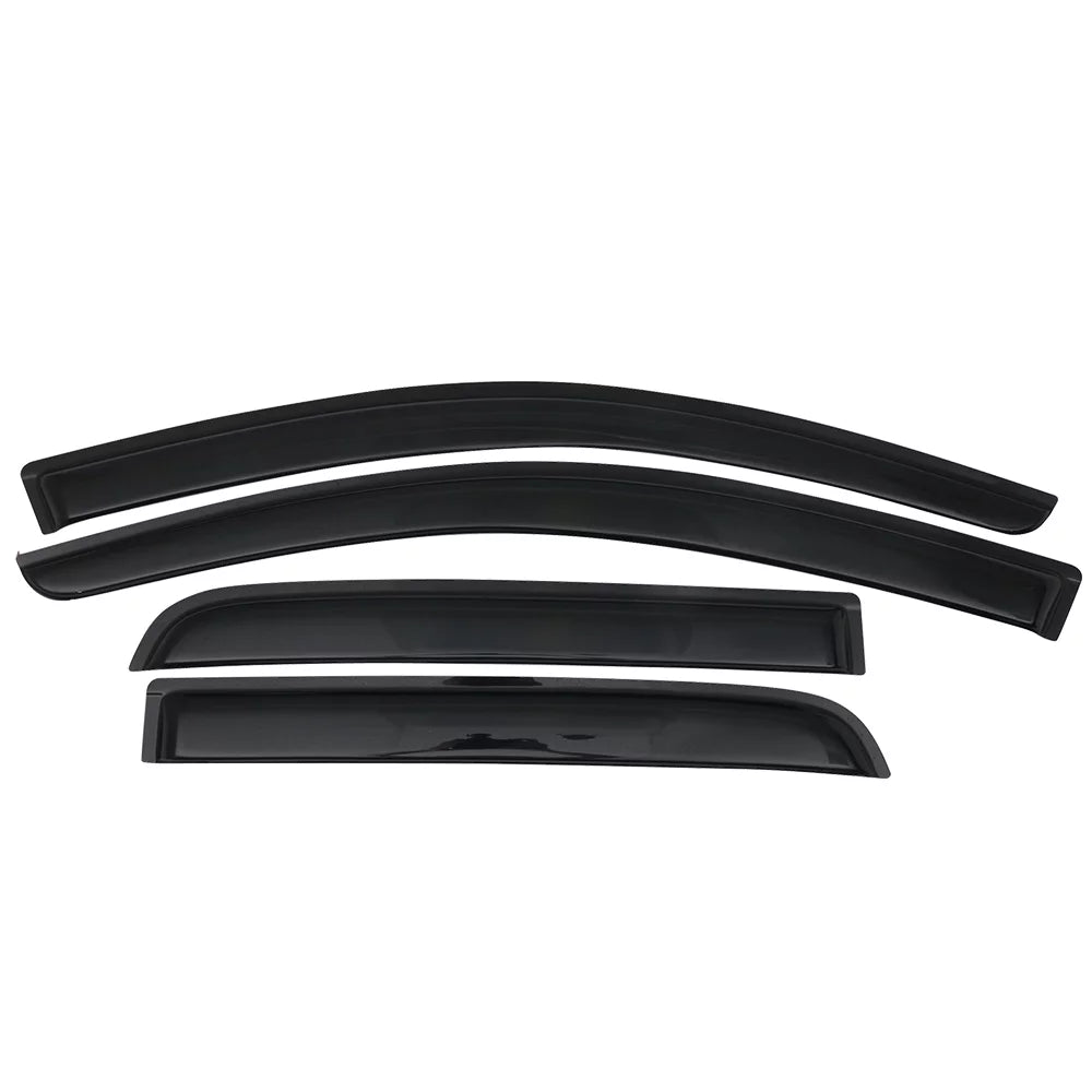 2015 2020 Acrylic Deflector 2021 Mitsubishi Guard 2017 with 2019 Mount Vent 2014 Visors Set Mirage Rain 2018 Window Motorsports 4Pc Outside Compatible Windshield Hatchback 14-23 2016 Ikon