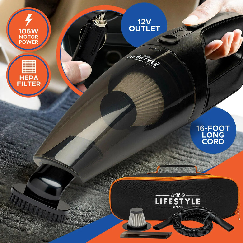 Lifestyle Set and Focus Car Vacuum Organizer by
