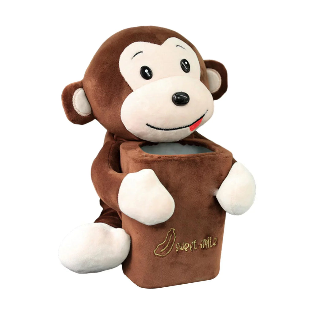 Comfortable in1 Accessories Tissue Cartoon Cute Box Animal Box 2 Vehicle Cartoon Holder Organizer for Monkey Home