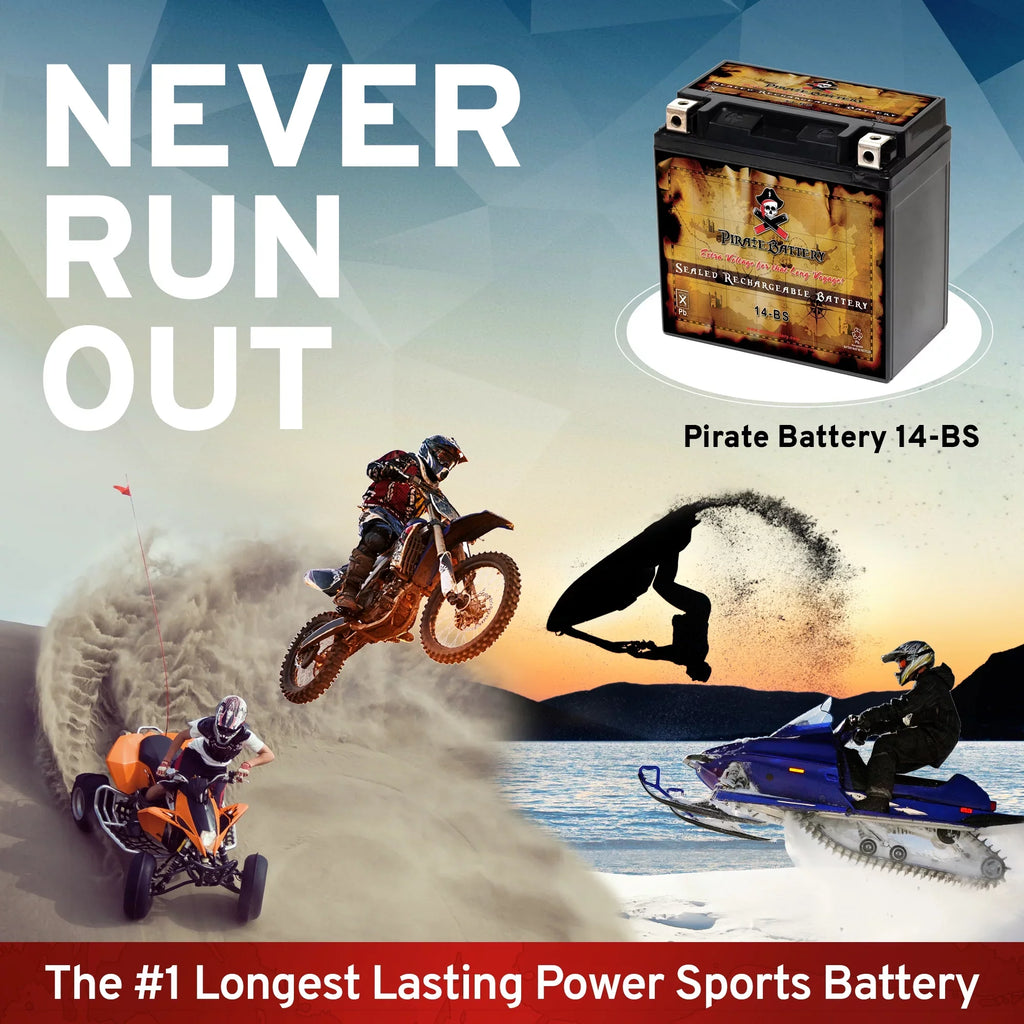 Motorcycle Shadow Volt,12 T CCA) YTX14-BS (14-BS (spirit, Battery A. C3, 12 Ah, Pirate C. E. Aero, Battery 1100cc Vt1100c, for 2007 200 Tourer) Honda