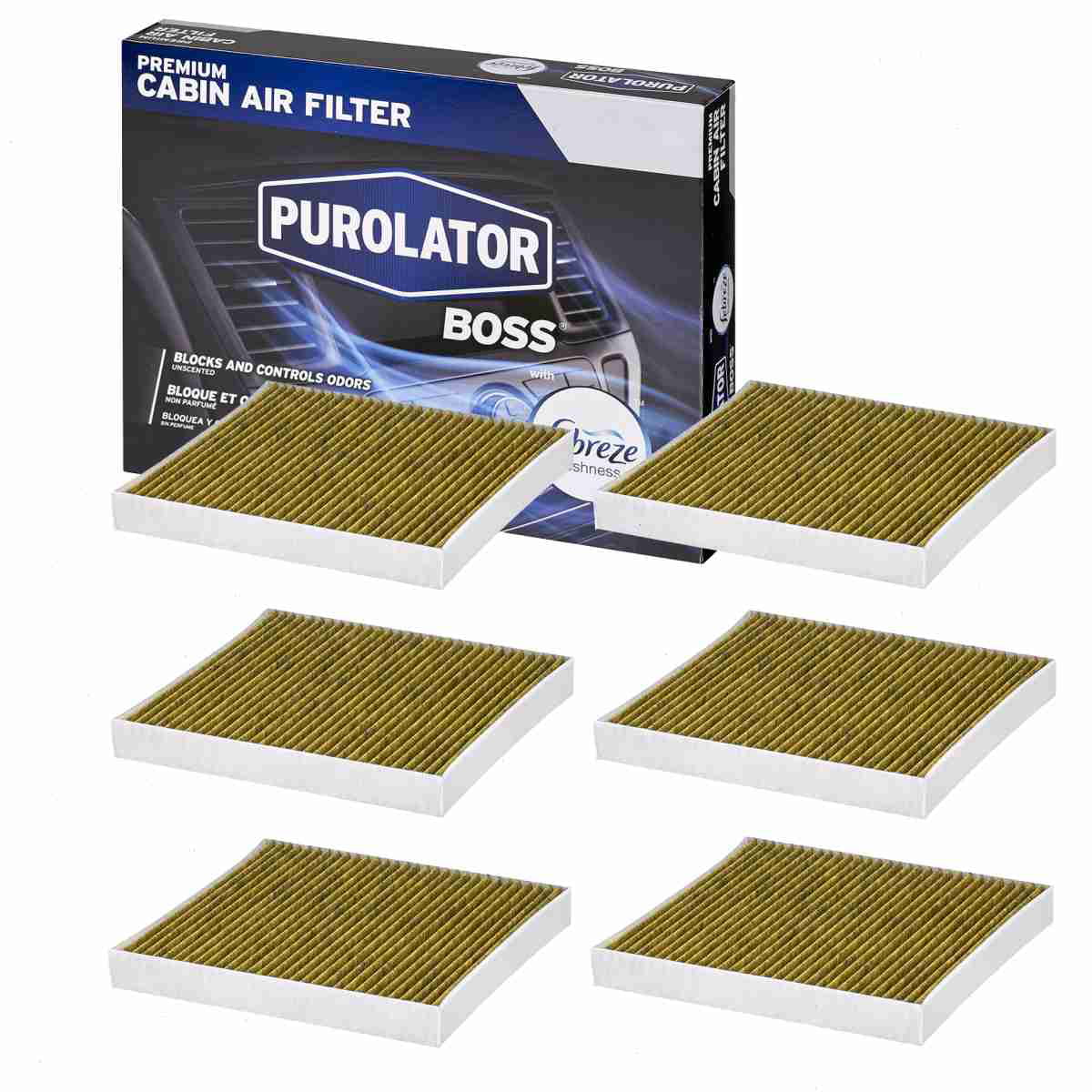 HVAC COMPASS BOSS 1500, 6 Vent 842 Cabin 2013-2018 select: Fits Conditioning pc RAM 2007-2018 JEEP Filters Air Filters Purolator Air for PBC25869 Ventilation Heating