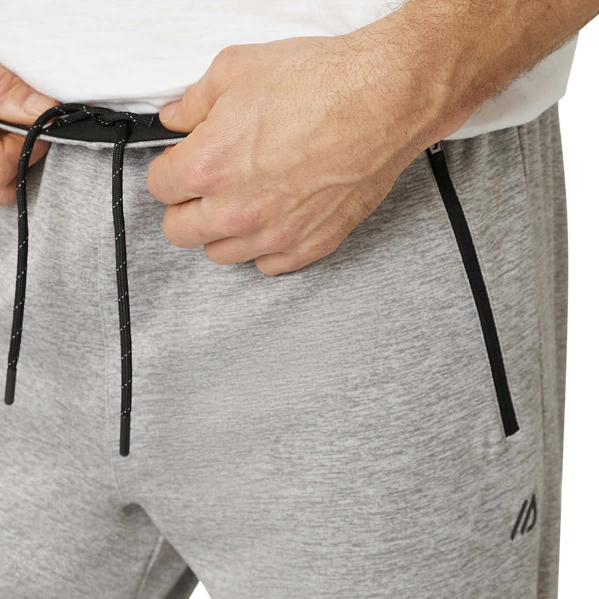 Bauer Performance Mens (Gray,Small) Midweight Eddie Jogger