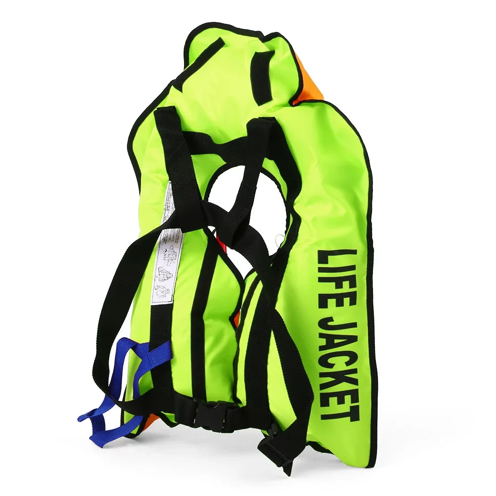 Survival Manual Inflatable Water Adult Swiming Jacket Fishing Sports