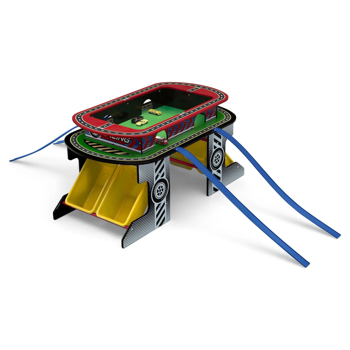 Track Toy Delta and Children Play Table Race Kids for Activity