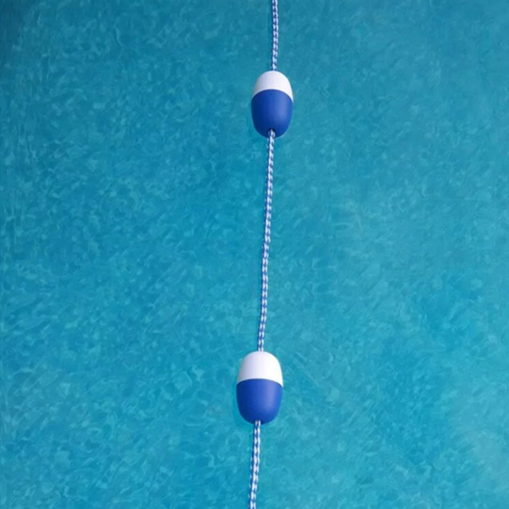 Pool Safety White Float / Safety 5m and Blue Divider Lane ft Pool Rope Divider Pool Rope Lin Cordon Lines Festnight 16.4