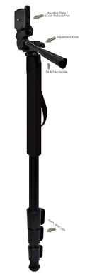 72" / Canon Release) Black Monopod For Unipod HF VIXIA (Quick R800 Professional