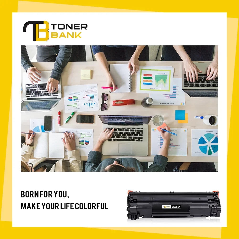 Ink Cartridge Compatible Pro M1212NF Toner (Black, M1130 Bank M1210 Printer Toner LaserJet M1217NFW M1212NF 1-Pack) 85A Pro Replacement 85A HP for M1132 CE285A P1102W Toner Pro