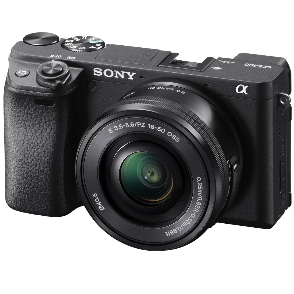 Editing Bundle Camera ILCE-6400L/B Lens Power 4K 0.43x & Case Deco f/3.5-5.6 16-50mm Gear 2.2X OSS a6400 Battery (Black) Sony Extra Set Telephoto with Lens + Kit Angle Wide Mirrorless and Filter