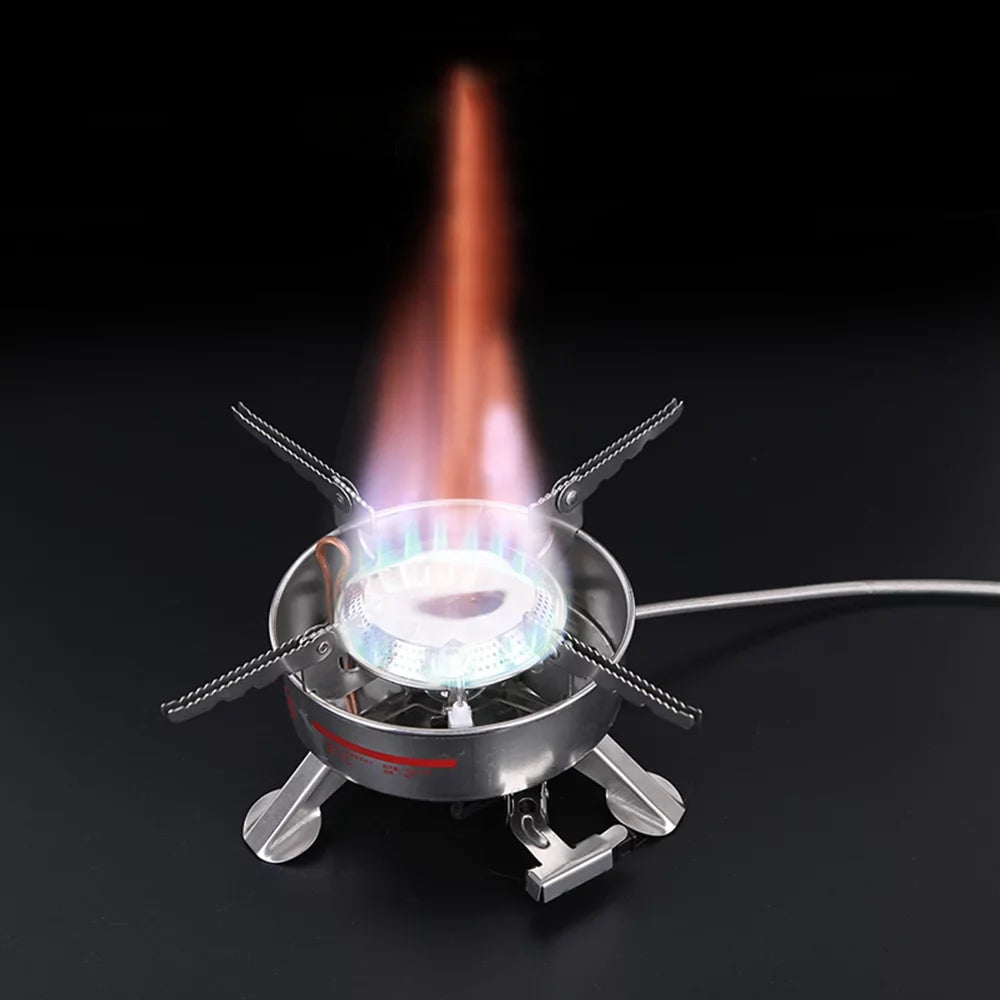 Camping Picnic Outdoor Gas Meterk Cooker Split-Type Large Big Stainless Blaze Steel Butane Portable Power BRS-10