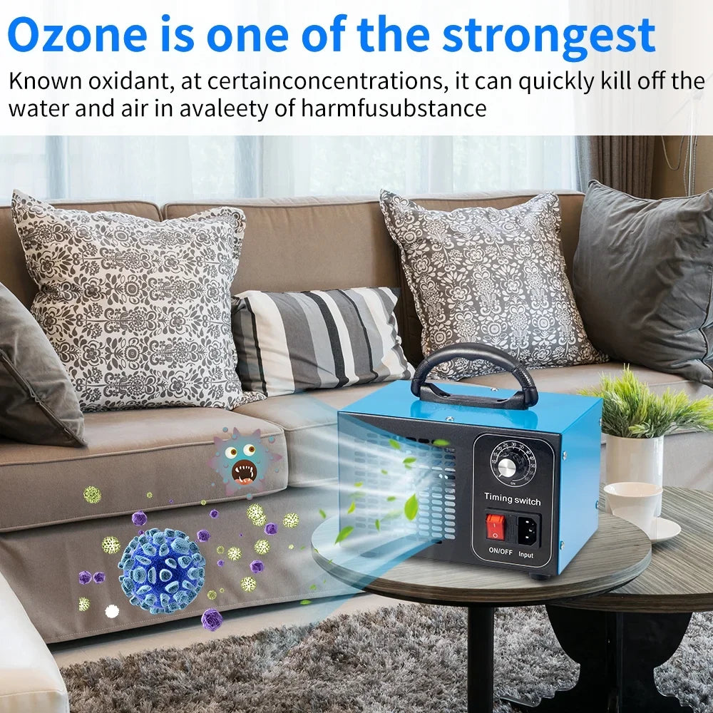 Glossy Steel Smoke, 41dB Kydely Powerful Ozone Room Ozone with Dust - Pollutants Finish & Eliminate Machine