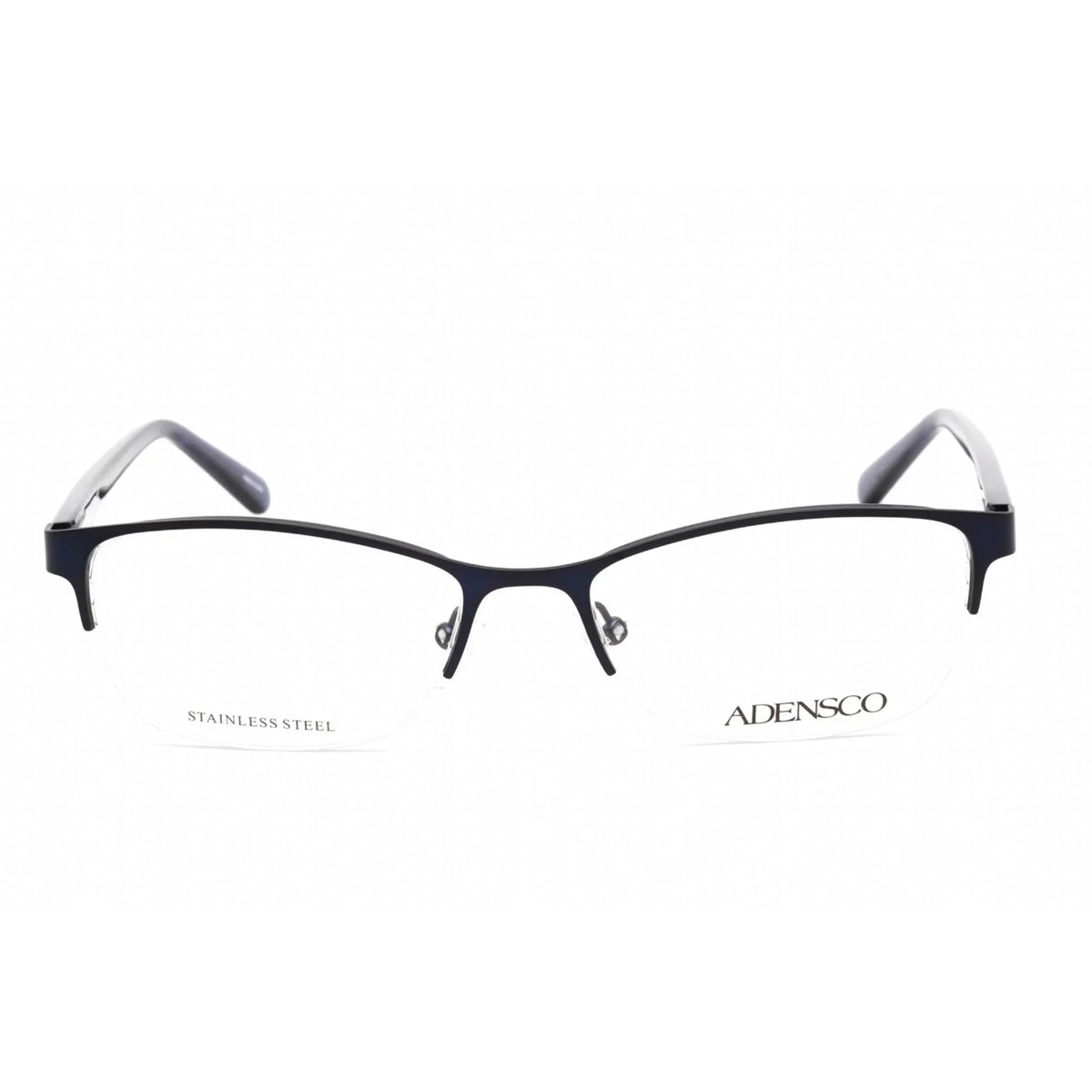 Semi-Rimless Eyeglasses Adensco Cat 230 Eye/Butterfly Blue