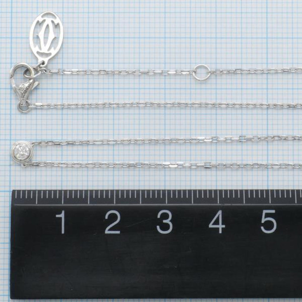 Total K18WG Pre-Owned Similar weight Approx. Diamond 41cm SM approx. Necklace Cartier 3.0g D'Amour (Good)
