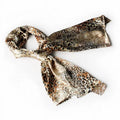 Silk - Exquisitely Design Flowing Small Scarf/Wrap/Shawl Blancho Soft Elegant Leopard Gold