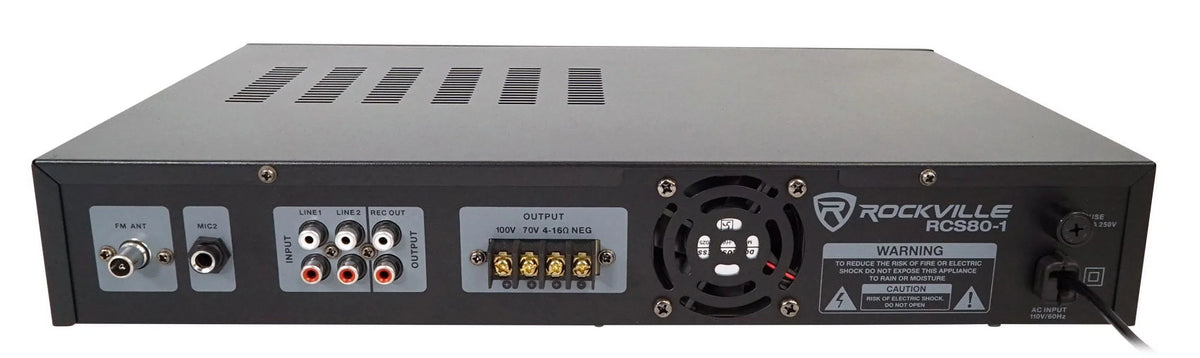 (2) 70v Speakers+Amplifier 85M Outdoor JBL Commercial Landscape CONTROL 5.25"