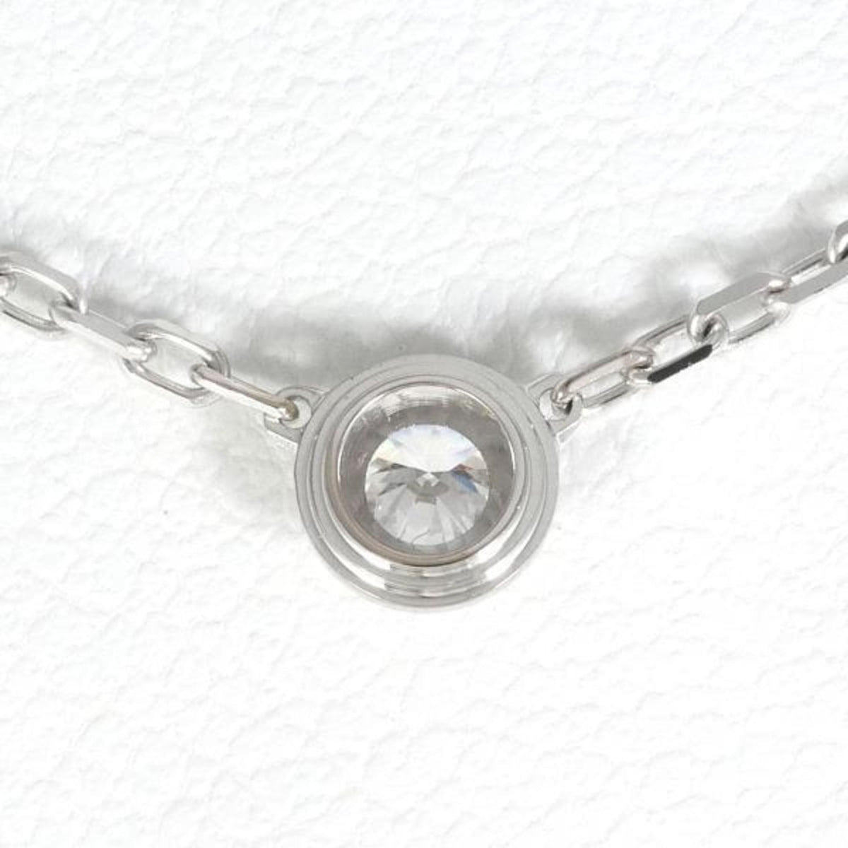 Total K18WG Pre-Owned Similar weight Approx. Diamond 41cm SM approx. Necklace Cartier 3.0g D'Amour (Good)