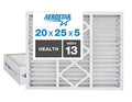Replacement Honeywell Air 3/8"), Made Home Captures Size: 2-Pack, USA, the 20x25x5 13 Particles, Max in Pleated Filter, Virus MERV 3/4"x4 (Actual White Aerostar 20"x24