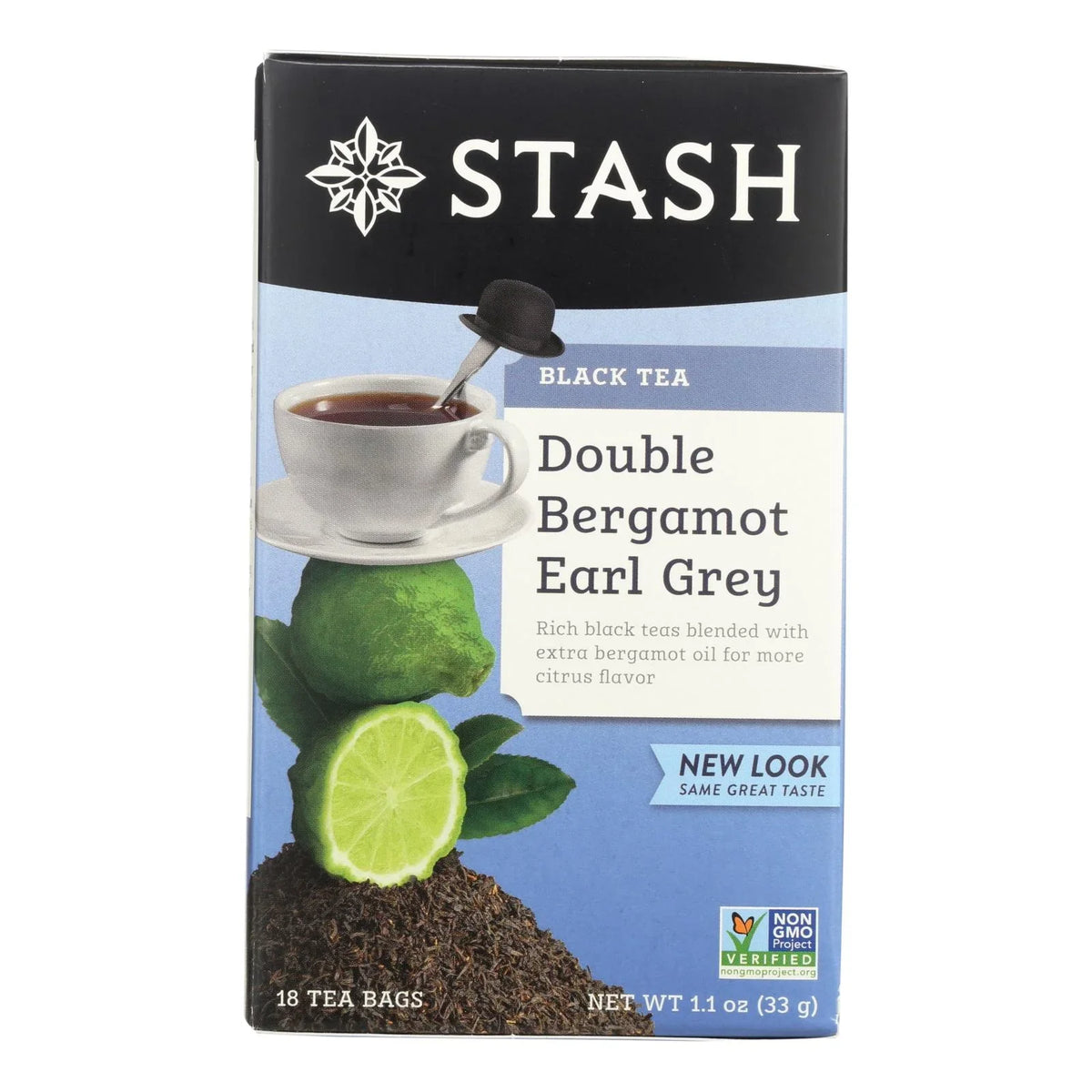 '- 6 Case Double Grey 18 Earl of Stash - Tea Black - Bags Bergamot