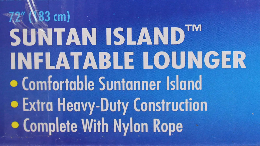Tan Swimline 72" Float Lounger Swimming Pool Island 9050 6-Pack Sun Inflatables,