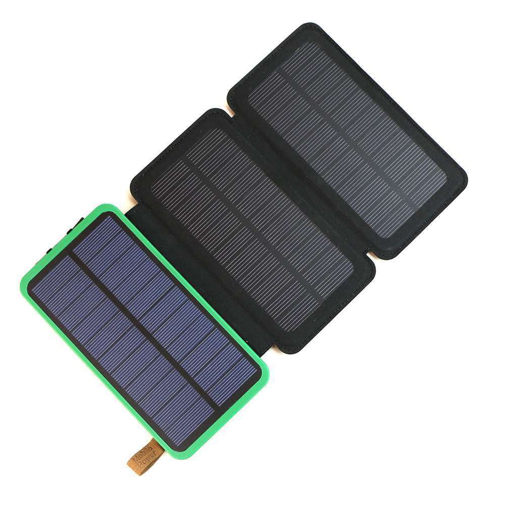 Phone Panel Bank Charger Tablets For Solar 500000mAh Battery Cell External Power