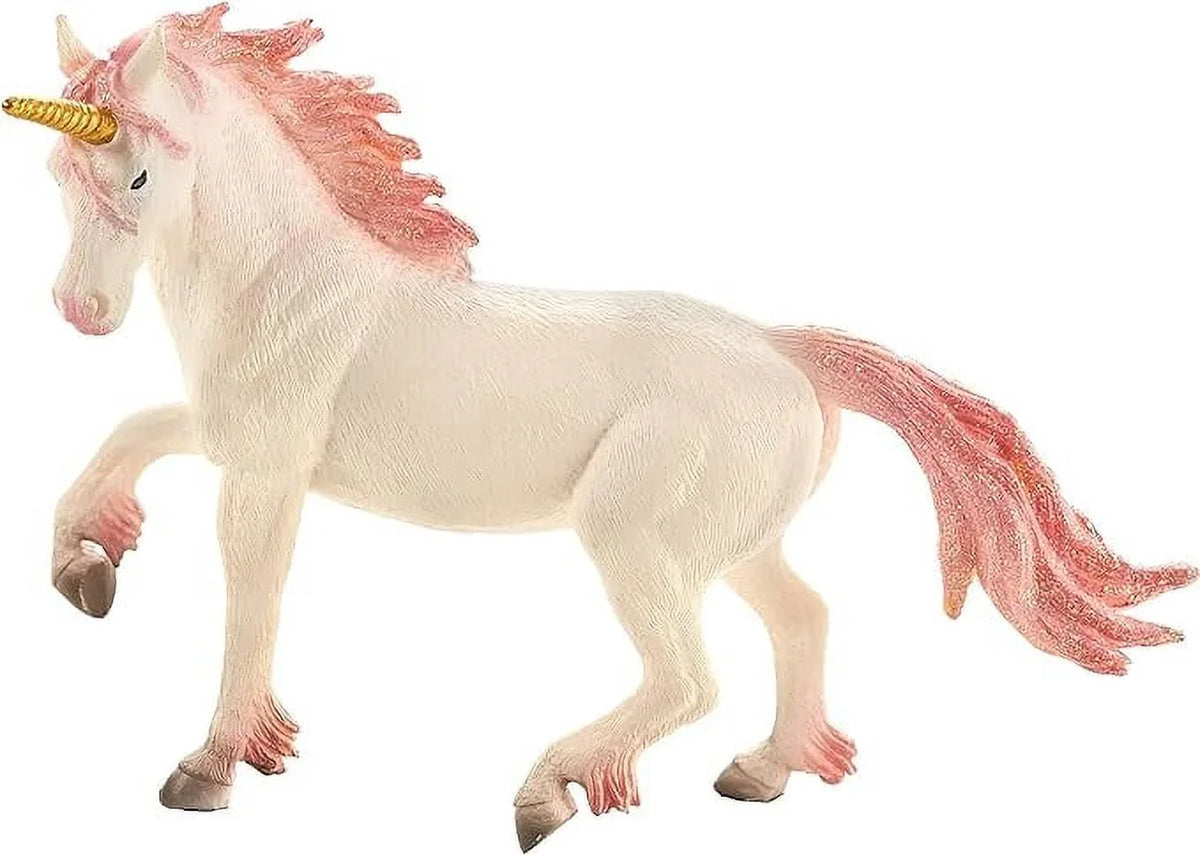 Figurine Realistic Fantasy Replica (Pink) Toy Unicorn MOJO Painted Hand