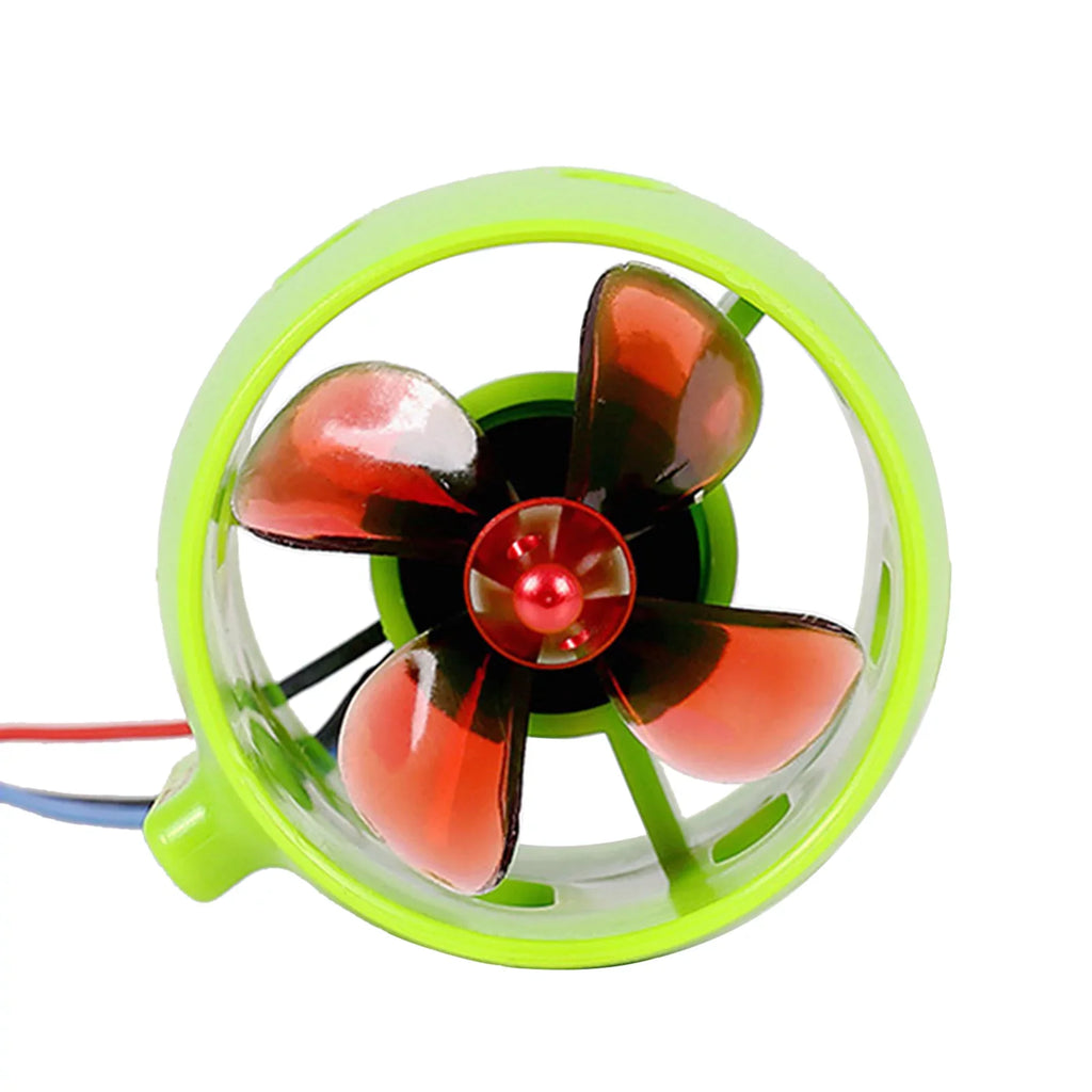 Motor for Nest Brushless Boat Clockwise Electric Underwater OWSOO 12-24V 1000KV with 4-Blade Bait Drive Engine Waterproof Propellers with Ship Motor