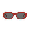Red Versacce 53mm/16-140 Geometric Plastic Sunglasses Unisex's VE4361 Adult