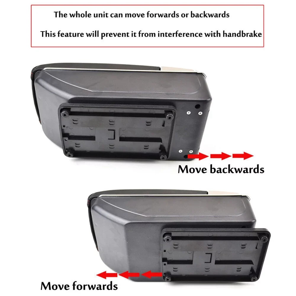 Armrest 2009-2013 Fit Jazz Center For Honda Console Dual-layer Arm Tray Box Car Rest