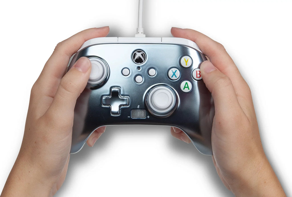 Series for PowerA Controller Metallic Xbox - X|S Wired Ice Enhanced