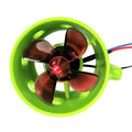 Motor for Nest Brushless Boat Clockwise Electric Underwater OWSOO 12-24V 1000KV with 4-Blade Bait Drive Engine Waterproof Propellers with Ship Motor
