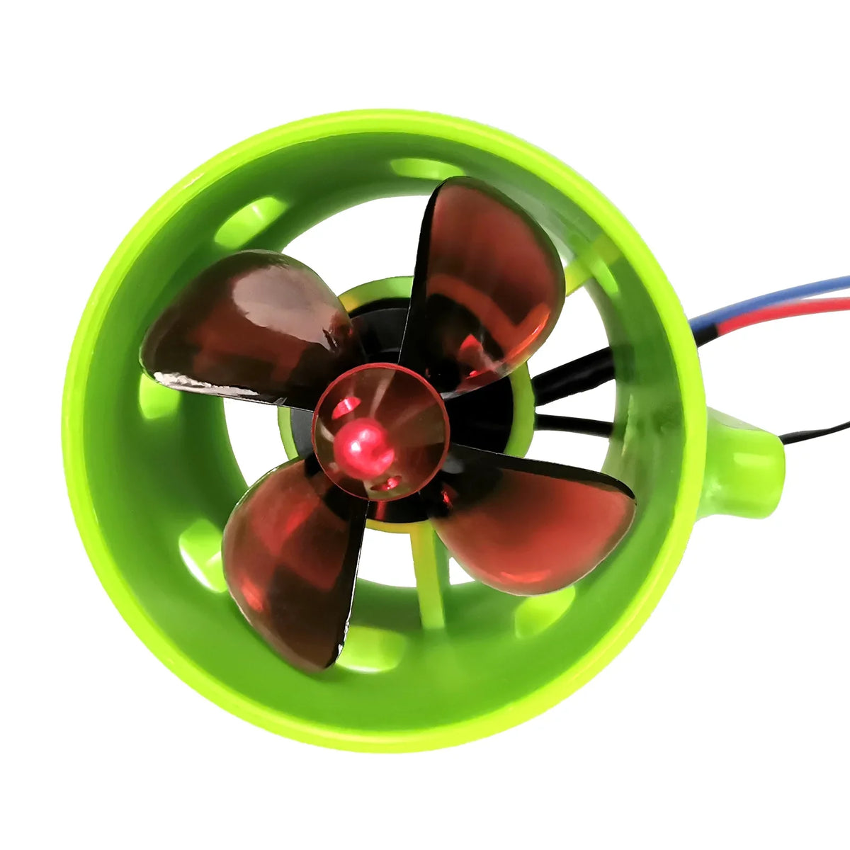 Motor for Nest Brushless Boat Clockwise Electric Underwater OWSOO 12-24V 1000KV with 4-Blade Bait Drive Engine Waterproof Propellers with Ship Motor