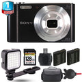 Kit - 1 Cyber-shot Yr Sony Camera + Warranty DSC-W810 Extra Digital 128GB + Battery