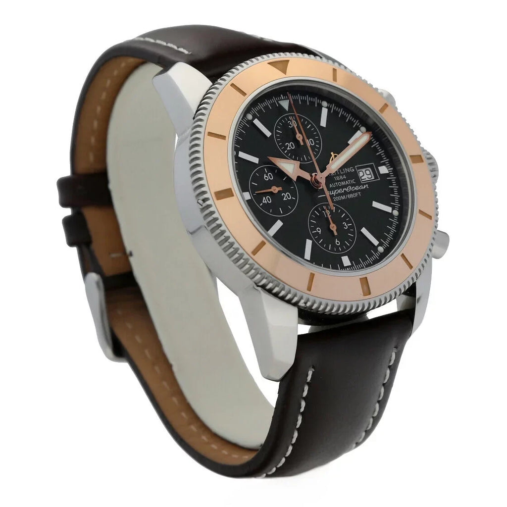 Edition Automatic Rose U13320 Heritage Stainless Breitling Limited Gold Steel Superocean &amp;