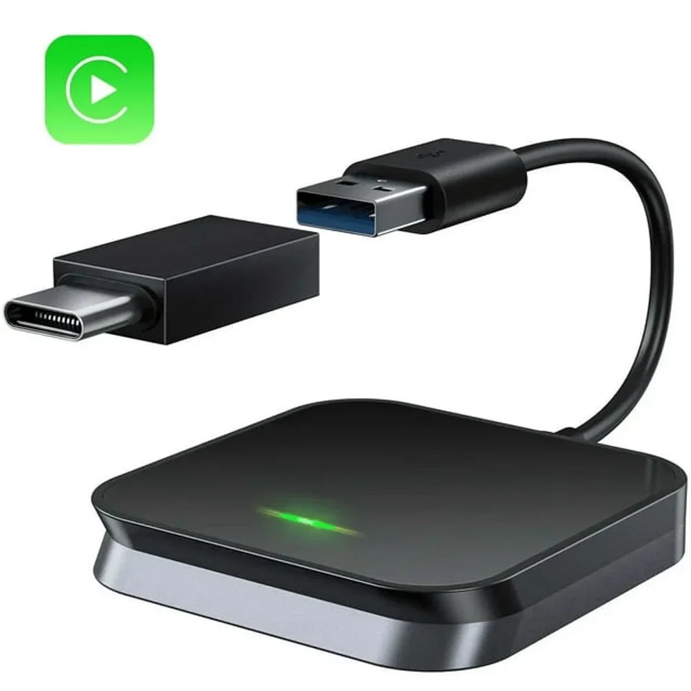 Auto Carplay Player Car Box Black Navigation Wireless Dongle, For iOS Adapter Apple