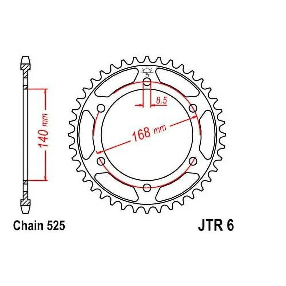 GS for Sprocket BMW Front JT 2008-2013 Rear & Street Kit F800