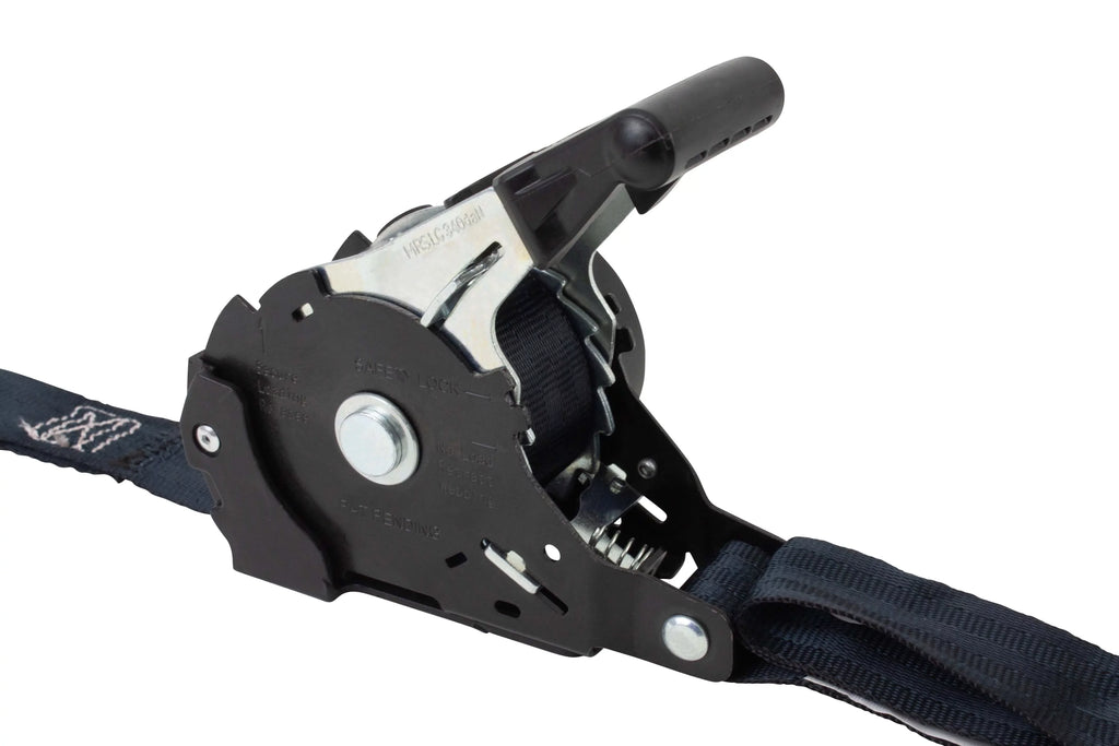 '- NO-RATCHETING Retractable x 12' with Coated Bikes: Tight Straps Straps Tie-Down Ratchet Motorcycles, for Ratchet 1" Pack Tiedowns Pickup & 20 | Retract Auto ATVs, Secure Hook Trailer S
