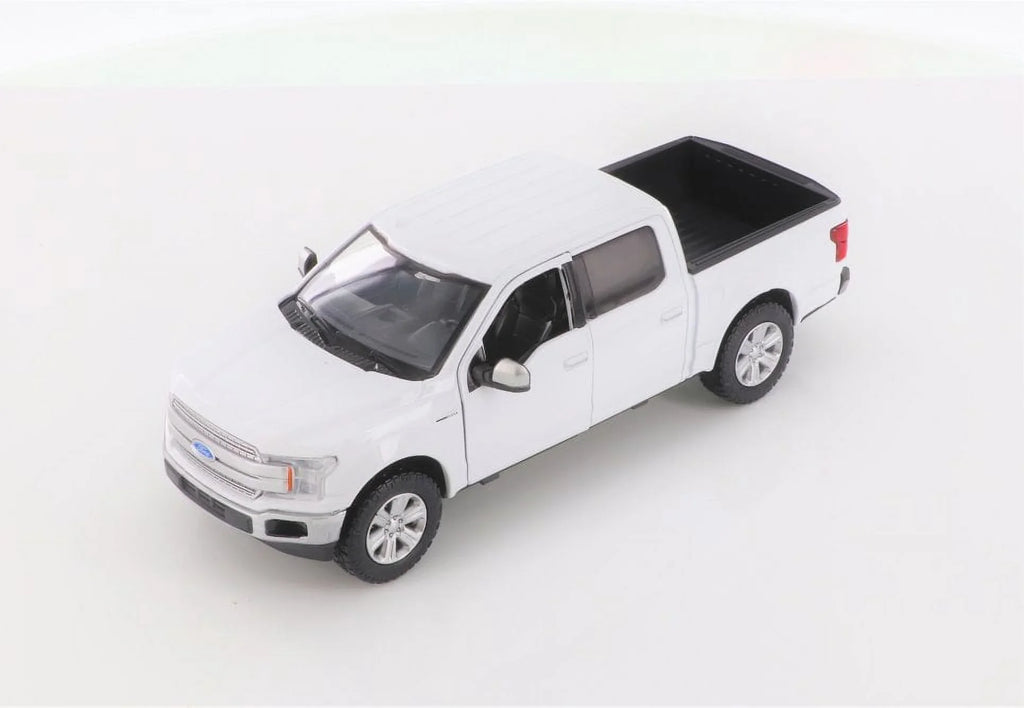 Toy Showcasts Car - White 2019 Pickup scale - F-150 Ford 1/27 Cab 79363/16D Lariat Truck, Diecast Model Crew