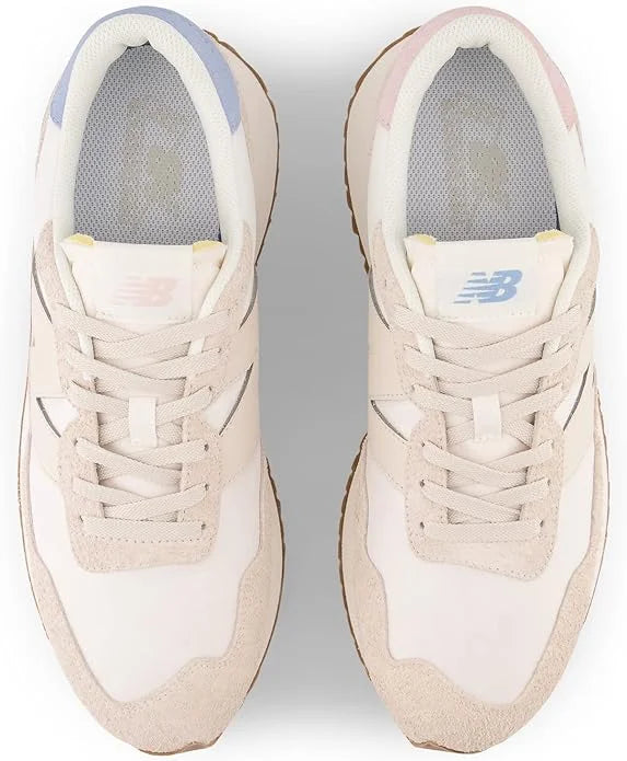 Mens M11/W12.5, Balance MS237 New Pink Sneakers, Beige